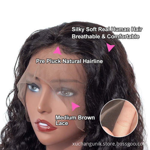 Uniky 13*6 HD Lace Human Hair Wig Vendors Kinky Curly Unprocessed Cheap Brazilian Virgin Hair Cuticle Aligned Hair HD Lace Front